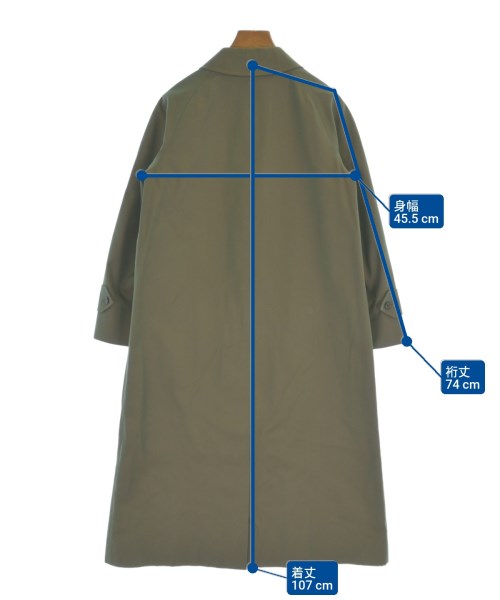 BURBERRY（バーバリー）ステンカラーコート カーキ サイズ:-(XL位) レディース/2200653962054