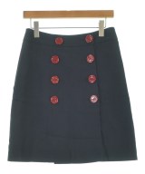 BURBERRY（バーバリー）ひざ丈スカート 紺 サイズ:40(M位) レディース/2200654354322