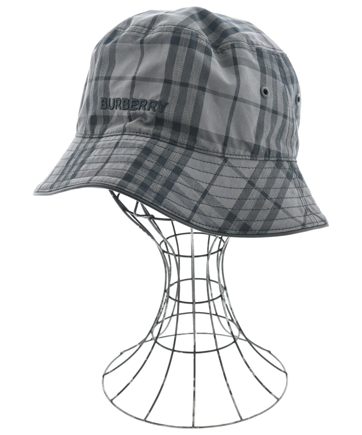 BURBERRY バーバリー ハット  グレー 【古着】【中古】【送料無料】 BURBERRY（バーバリー）ハット グレー サイズ:L メンズ/2200658924019