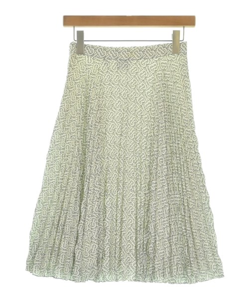 BURBERRY（バーバリー）ひざ丈スカート 白 サイズ:36(XS位) レディース/2200655567769