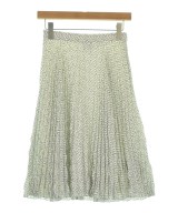 BURBERRY（バーバリー）ひざ丈スカート 白 サイズ:36(XS位) レディース/2200655567769