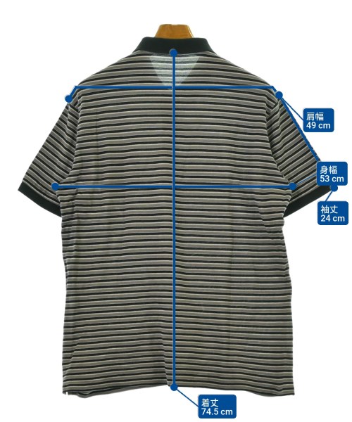 BURBERRY（バーバリー）ポロシャツ グレー サイズ:LL メンズ/2200658481154
