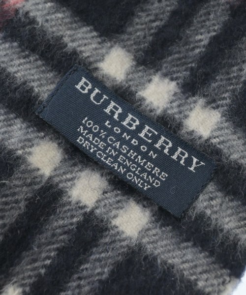 BURBERRY（バーバリー）マフラー 紺 サイズ:- メンズ/2200660717081