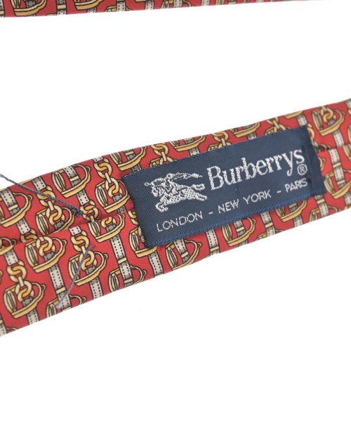 BURBERRY（バーバリー）ネクタイ 赤 サイズ:- メンズ/2200661454060