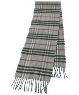 BURBERRY（バーバリー）マフラー グレー サイズ:- メンズ/2200661733073