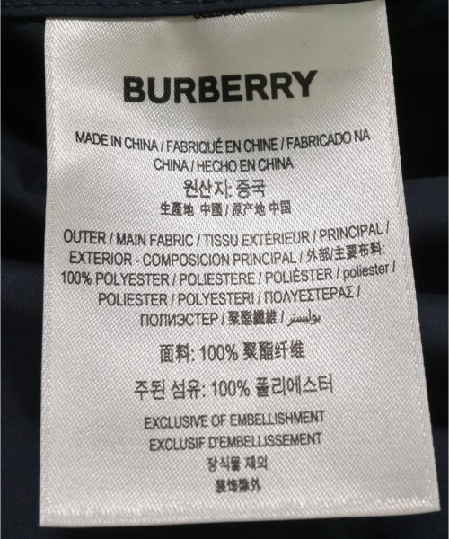 BURBERRY（バーバリー）ブルゾン 紺 サイズ:48(L位) メンズ/2200661406021