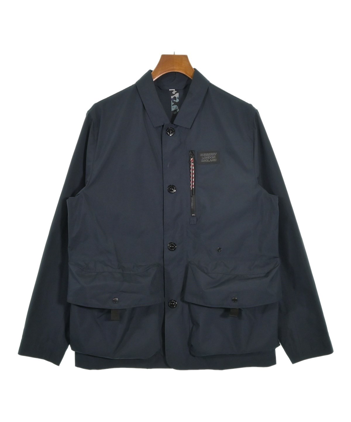BURBERRY（バーバリー）ブルゾン 紺 サイズ:48(L位) メンズ 