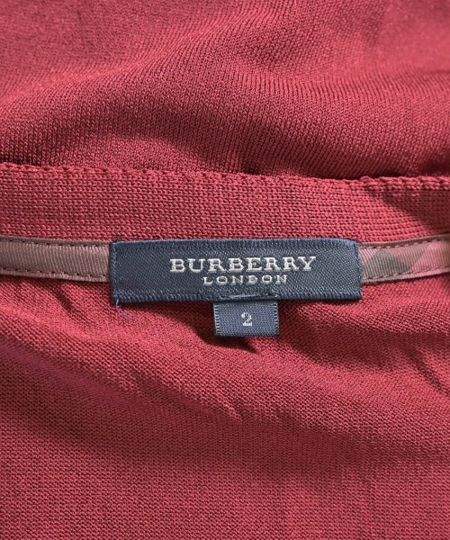 BURBERRY（バーバリー）カーディガン 赤 サイズ:2(M位) レディース/2200713200140