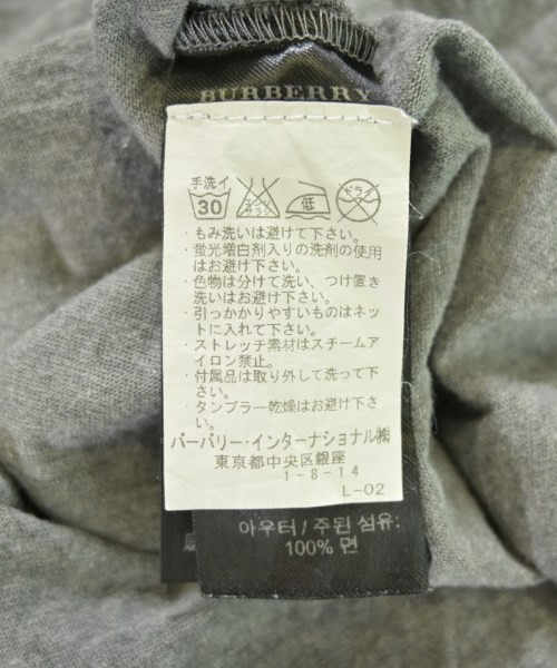 BURBERRY（バーバリー）Tシャツ・カットソー グレー サイズ:M メンズ/2200715860106