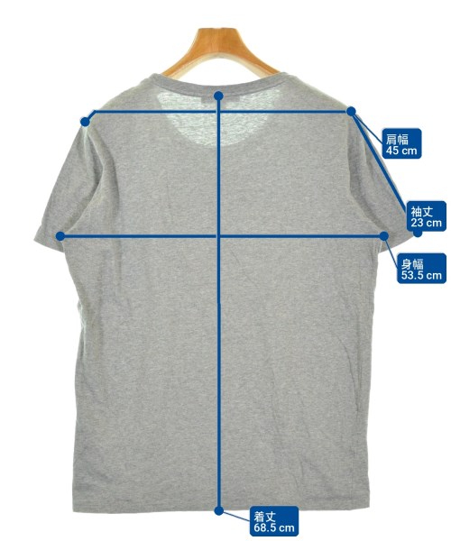BURBERRY（バーバリー）Tシャツ・カットソー グレー サイズ:M メンズ/2200715860106