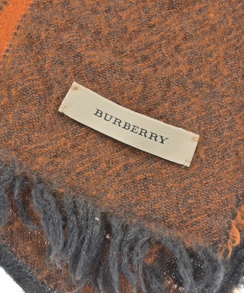 BURBERRY（バーバリー）ストール オレンジ サイズ:- メンズ/2200717379101