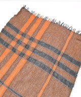 BURBERRY（バーバリー）ストール オレンジ サイズ:- メンズ/2200717379101