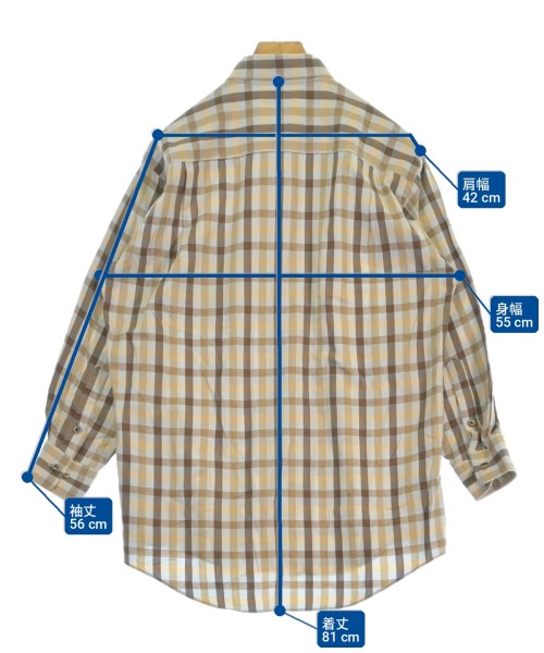 BURBERRY（バーバリー）カジュアルシャツ 茶 サイズ:M メンズ/2200717704088