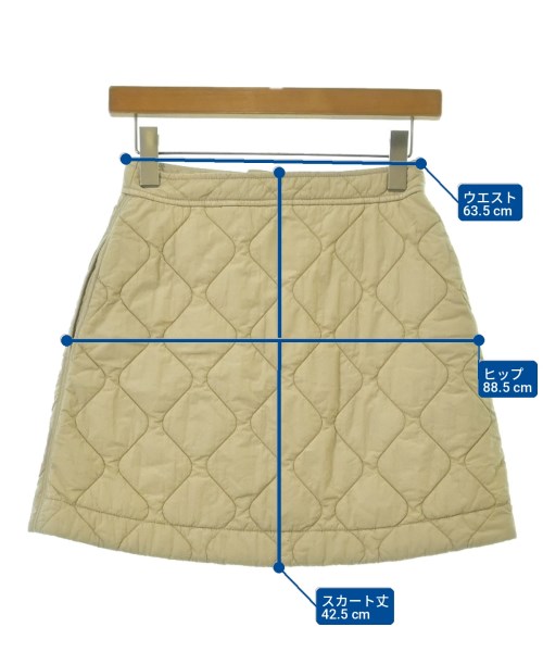 BURBERRY（バーバリー）ミニスカート ベージュ サイズ:36(XS位) レディース/2200718179090