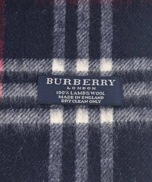 BURBERRY（バーバリー）マフラー 紺 サイズ:- メンズ/2200719005077