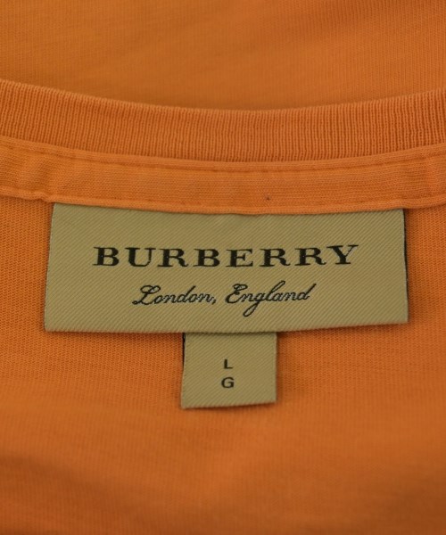 BURBERRY（バーバリー）Tシャツ・カットソー オレンジ サイズ:L メンズ/2200719540059