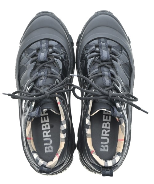 BURBERRY（バーバリー）スニーカー 黒 サイズ:EU42(27cm位) メンズ/2200645932225