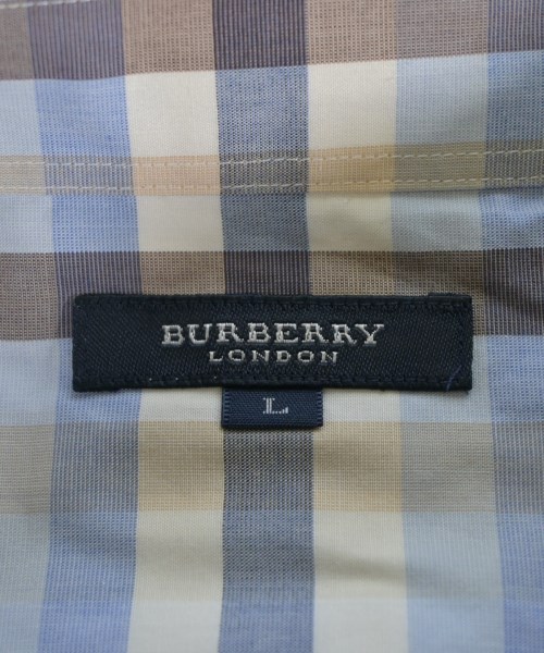 BURBERRY（バーバリー）カジュアルシャツ 青 サイズ:L メンズ/2200629089099