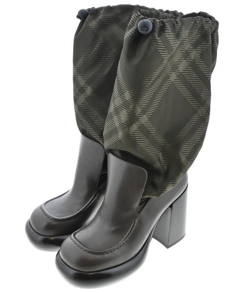 BURBERRY(バーバリー)ブーツ カーキ サイズ:EU36(22.5cm位)/2200638782011