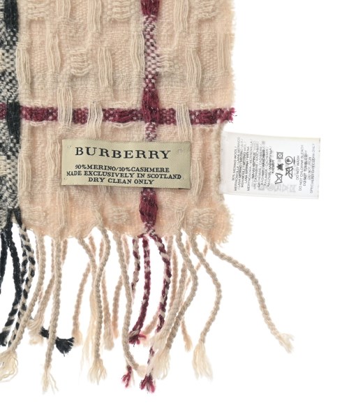 BURBERRY（バーバリー）マフラー 白 サイズ:- レディース/2200640398132