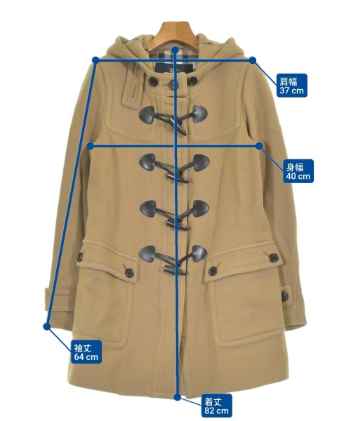 BURBERRY（バーバリー）ダッフルコート 茶 サイズ:40(M位) レディース/2200647377017