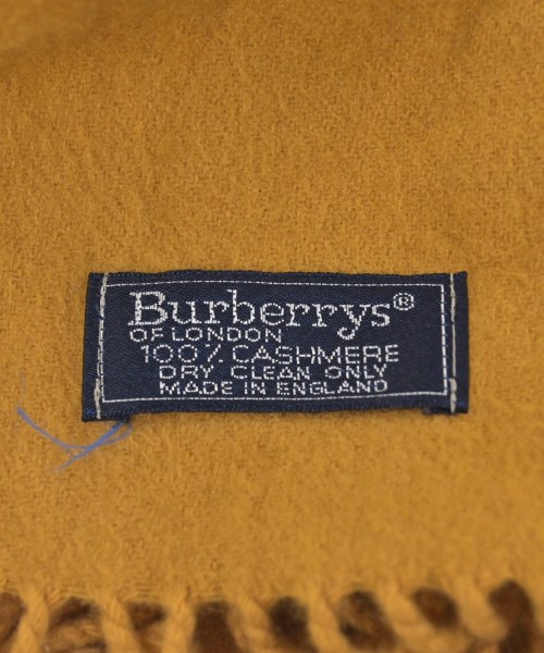 BURBERRY（バーバリー）マフラー 黄 サイズ:- メンズ/2200647816059
