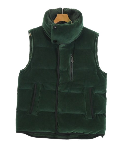 BURBERRY(バーバリー)ダウンジャケット/ダウンベスト 緑 サイズ:M/2200648552017