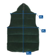 BURBERRY（バーバリー）ダウンジャケット/ダウンベスト 緑 サイズ:M メンズ/2200648552017