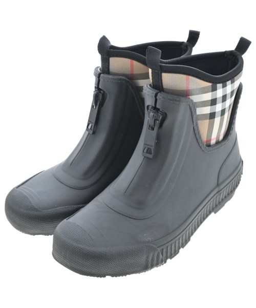 BURBERRY(バーバリー)レインシューズ 黒 サイズ:EU36(22.5cm位)/2200646251011