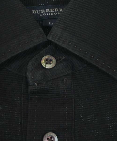 BURBERRY（バーバリー）ポロシャツ 黒 サイズ:L メンズ/2200645170030