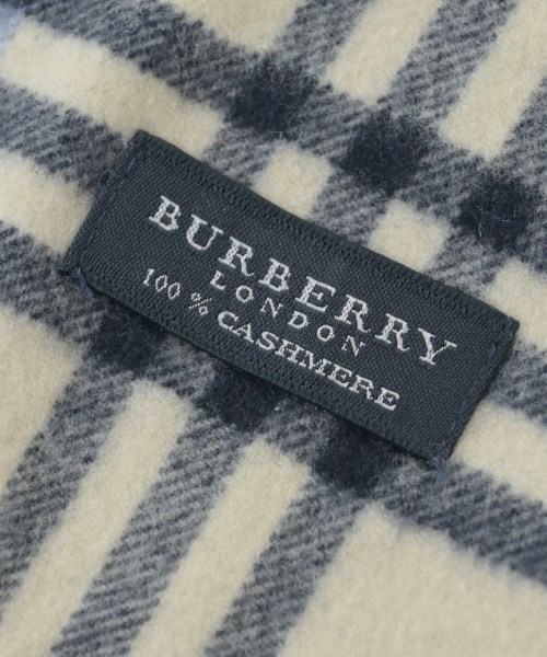 BURBERRY（バーバリー）マフラー 白 サイズ:- メンズ/2200651746021