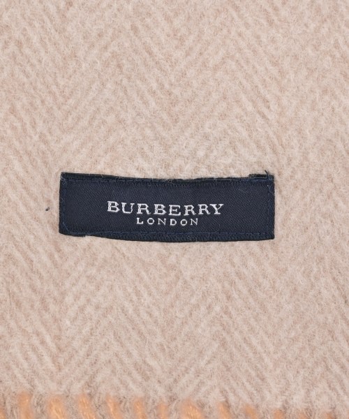 BURBERRY（バーバリー）マフラー ベージュ サイズ:65cm×120cm メンズ/2200652896046