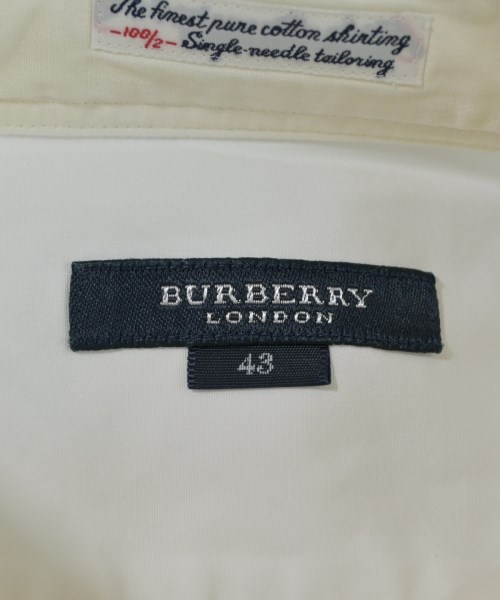 BURBERRY（バーバリー）カジュアルシャツ 白 サイズ:43(XL位) メンズ/2200654135068