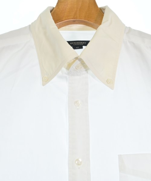 BURBERRY（バーバリー）カジュアルシャツ 白 サイズ:43(XL位) メンズ/2200654135068