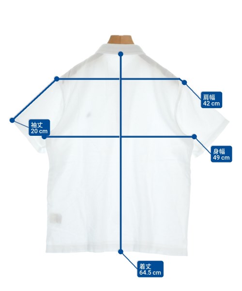 BURBERRY（バーバリー）ポロシャツ 白 サイズ:LL(XL位) メンズ/2200654135075