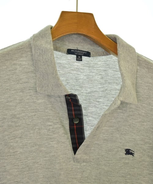 BURBERRY（バーバリー）ポロシャツ グレー サイズ:M メンズ/2200646378084