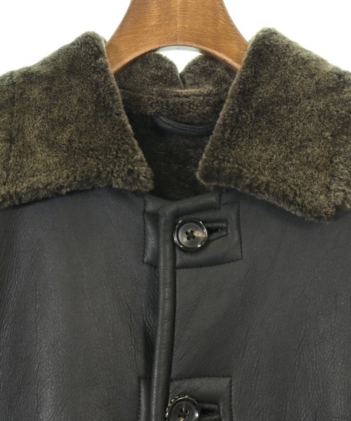 BURBERRY（バーバリー）ムートンコート 黒 サイズ:S メンズ/2200654284070