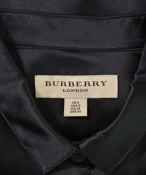 BURBERRY（バーバリー）ブラウス 黒 サイズ:34(XXS位) レディース/2200698273054