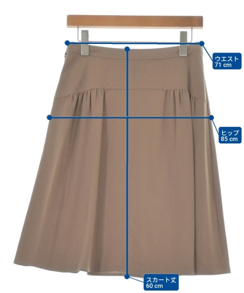 BURBERRY（バーバリー）ロング・マキシ丈スカート 茶 サイズ:40(M位) レディース/2200704274044