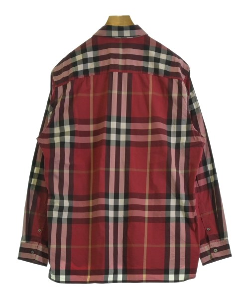 BURBERRY（バーバリー）カジュアルシャツ 赤 サイズ:XL メンズ/2200704592056