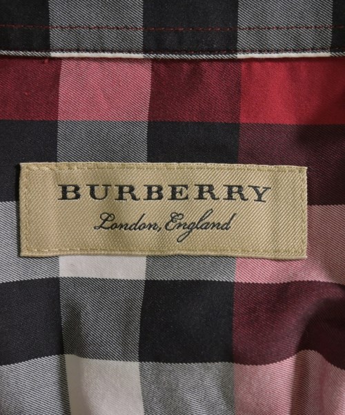 BURBERRY（バーバリー）カジュアルシャツ 赤 サイズ:XL メンズ/2200704592056