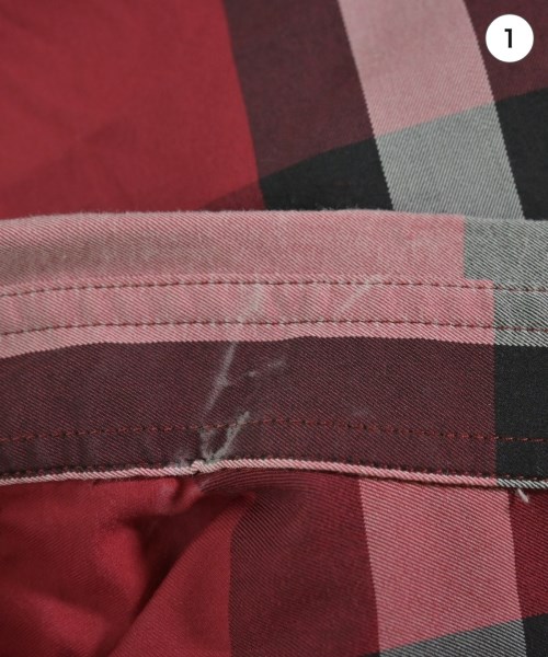 BURBERRY（バーバリー）カジュアルシャツ 赤 サイズ:XL メンズ/2200704592056