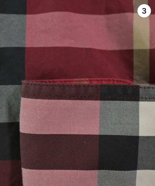 BURBERRY（バーバリー）カジュアルシャツ 赤 サイズ:XL メンズ/2200704592056