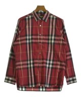 BURBERRY（バーバリー）カジュアルシャツ 赤 サイズ:XL メンズ/2200704592056