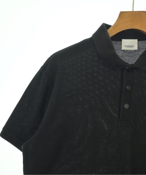 BURBERRY（バーバリー）ポロシャツ 黒 サイズ:M メンズ/2200704333116