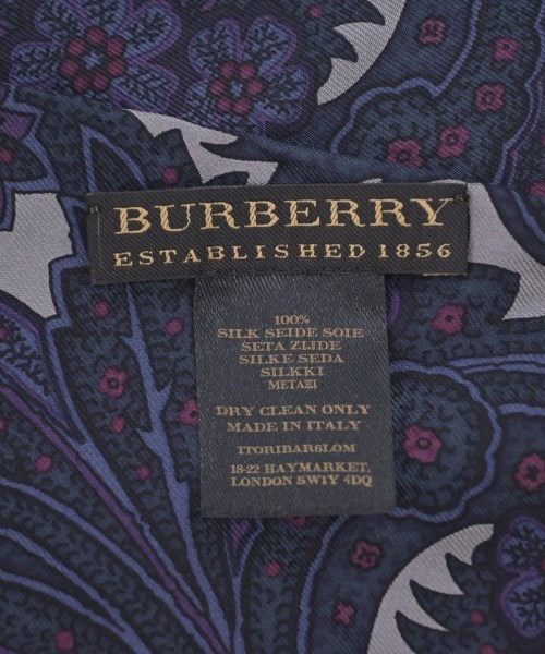 BURBERRY（バーバリー）ストール 紺 サイズ:- メンズ/2200704225947
