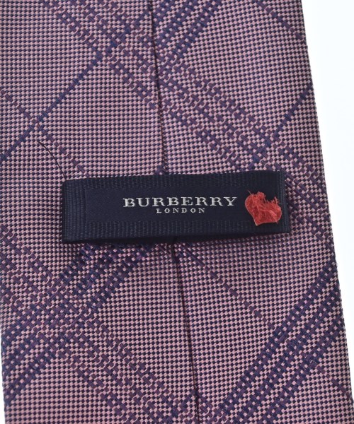 BURBERRY（バーバリー）ネクタイ ピンク サイズ:- メンズ/2200704666603