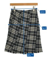 BURBERRY（バーバリー）ひざ丈スカート 黒 サイズ:34(S位) レディース/2200705275019