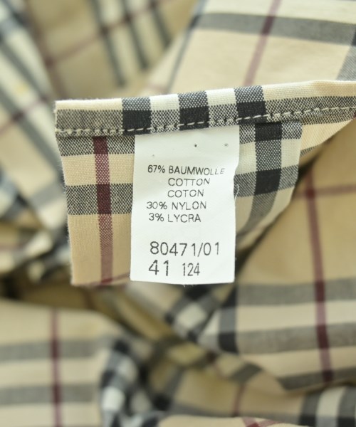 BURBERRY（バーバリー）カジュアルシャツ ベージュ サイズ:41(XL位) メンズ/2200707487038