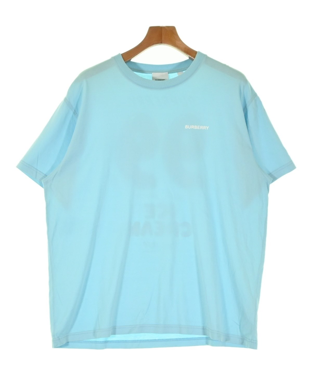 BURBERRY バーバリー ロンT 穴あきタイプ BURBERRY（バーバリー）Tシャツ・カットソー 青 サイズ:M メンズ
